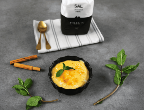 CREMA CATALANA CON UN TOQUE SALADO AL ESTILO MILENIA