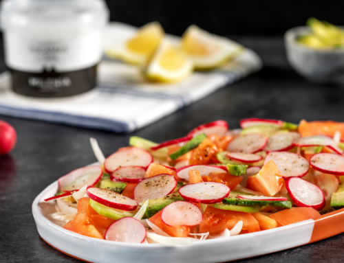 ENSALADA DE RABANITOS Y AGUACATE